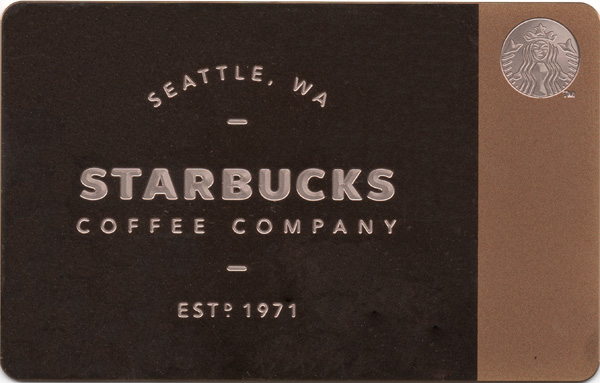 Rose Gold Limited Edition Starbucks Card - Closer Look