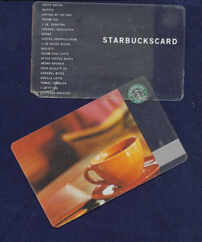 STARBUCKS CARD ** COFFEE ICONS ** ~ COLLECTIBLE~NEVER SWIPED-RARE & HTF 